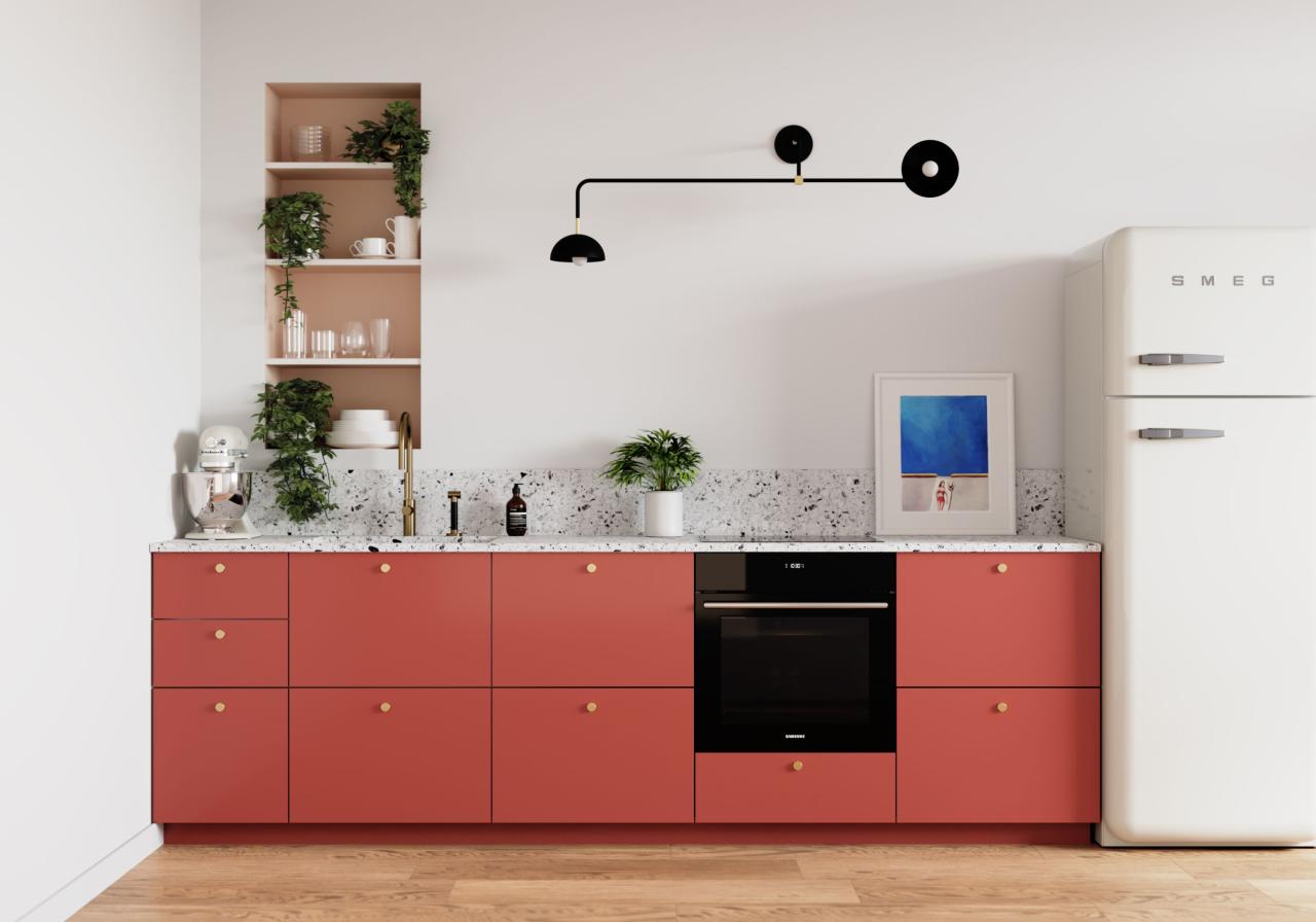 Samir & Clara's kitchen in Red 01 - Terra