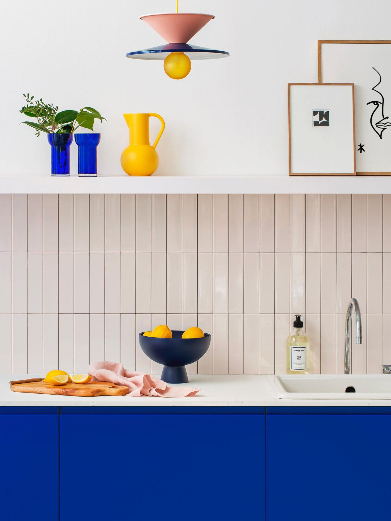 A contemporary kitchen in Blue 06 - Electric