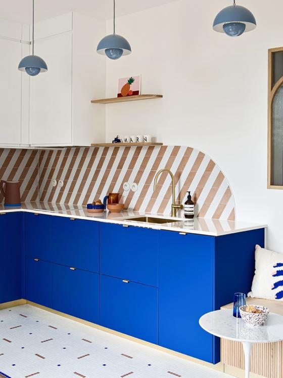 Keuken in Klein Blauw