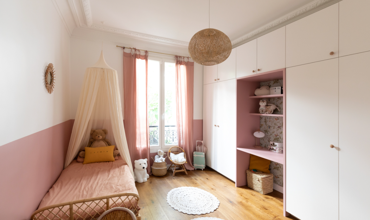 Chambre fille rose