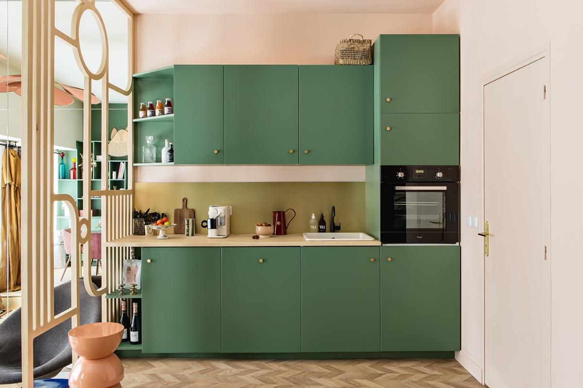 Kitchen in Green 03 - Vert de gris